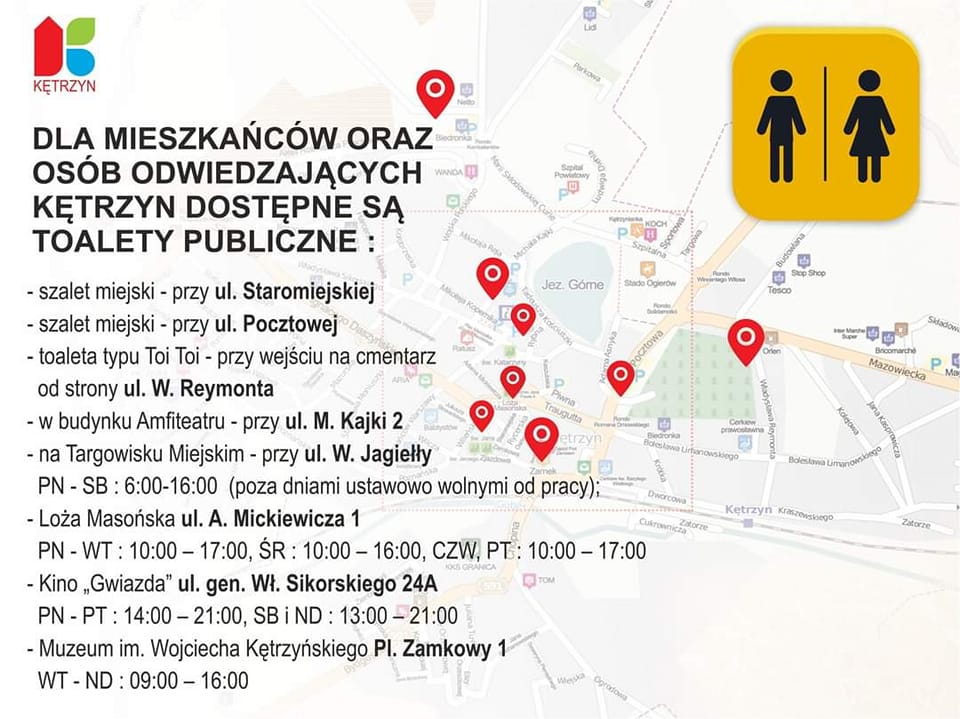 Toalety publiczne